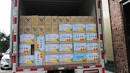 助銷(xiāo)黃桃社會(huì)扶貧，關(guān)愛(ài)員工送高溫福利